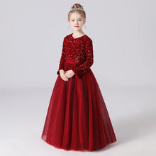 Load image into Gallery viewer, Classic Girls Chiffon Ball Gown
