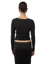 Load image into Gallery viewer, Boat Neck Crop Tee
