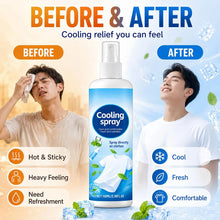 Load image into Gallery viewer, Effective Portable Cooling Spray 100ml Long Lasting Hydrating Body Mist for Summer Outdoor Sports Gym Travel Soothing Skin Face
