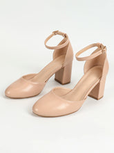 Load image into Gallery viewer, Women Chunky Block Heel Slingback Pumps
