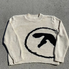 Load image into Gallery viewer, Men's Sweater Aphex Twin Knit Winter Oversized Vintage Long Sleeve Tops Jumper Pullover Y2k Streetwear Graphic Fashion Clothing
