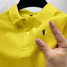 Load image into Gallery viewer, Golf Polo Shirt Men's Business Polo Collar Half Sleeved Top New Summer Casual Short Sleeved T-shirt for Men An
