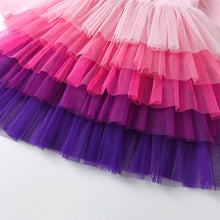 Load image into Gallery viewer, Pink Layered Princess Girls Dress
