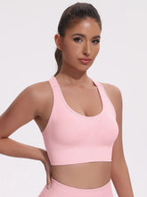 Load image into Gallery viewer, Beautiful Back Sports Bras For Women Seamless Adjustable Strap Shockproof Elastic Fitness Athletic Brassiere Slim Yoga Top
