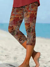 Load image into Gallery viewer, European and American Fashion Printed Tight-Fitting Leggings Suitable for Vacation/Commuting/Light Exercise/Home Use (Economical and Durable)
