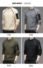 Load image into Gallery viewer, Men's Sweatshirs Spring Fall Long-sleeved T-shirt Top Loose Trend Round Neck Bottoming Shirt Lightweight Casual Sports
