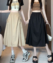 Load image into Gallery viewer, Drawstring Cargo A-Line Midi Skirt
