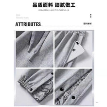 Load image into Gallery viewer, Korean Streetwear Joggers Men's Autumn Sports Casual Trousers Summer Trousers Breathable Casual Pants

