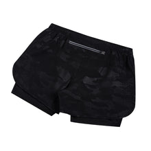 Load image into Gallery viewer, Summer Men's Reflective Running Shorts Fitness Quick Drying Double-Layer Shorts Men's Exercise Training Bodybuilding Shorts
