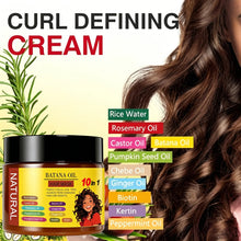 Load image into Gallery viewer, Curly Hair Care Kit, 10-in-1 Curl Cream, Batana Oil Serum &amp; Hair Mask, Nourishing &amp; Defining for Natural Curls

