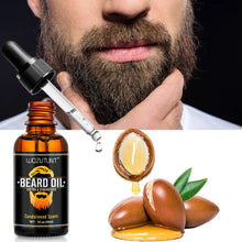 Load image into Gallery viewer, Men Beard Moisturizing &amp; Nourishing Oil &amp; Long-Lasting Smoothing Styling Butter，Facial Hair Conditioning Set for All Beard Types
