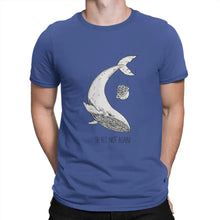 Load image into Gallery viewer, Men T-Shirt Not Again Vintage 100% Cotton Tee Shirt Short Sleeve The Hitchhikers Guide To The Galaxy Film T Shirts Round Collar
