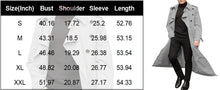 Load image into Gallery viewer, Men’s Luxury Full-Length Trench Coat – England Style Business Overcoat
