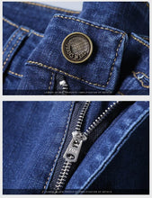Load image into Gallery viewer, 2025 Men's Jeans Casual Stretch Classic Blue Black Denim Pants Men's Texture Jeans Versatile Item Interprets Denim Fashion offic
