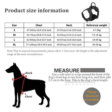 Load image into Gallery viewer, Adjustable Nylon Dog Harness Vest Reflective Soft Breathable No Pull Dog Harness Pet Harness Leash For Small Medium Large Dogs

