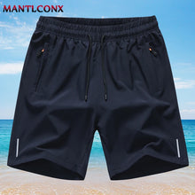 Load image into Gallery viewer, Newest Summer Shorts Men Gym Sport Running Fitness Workout Man Short Pants Breathable Quick-drying Drawstring Men's Shorts Black
