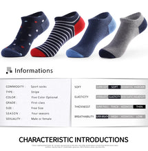 Load image into Gallery viewer, Breathable Cotton Low Cut Socks
