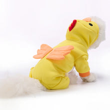 Load image into Gallery viewer, Yellow Chicken Pet Holiday Costume
