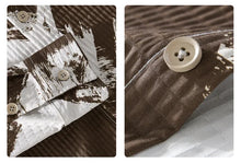 Load image into Gallery viewer, High-quality long-sleeved shirt for new autumn fashion, trendy brand, handsome business style, textured striped shirt, slim fit
