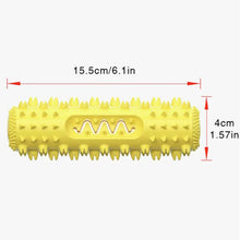 Load image into Gallery viewer, Dog Teething Toy Chew Stick Bite Resistant Fun Leak Proof Food Toy Pet Teether Cleaner Stick
