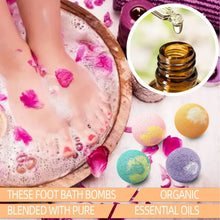 Load image into Gallery viewer, Bubble Bath Ball Flowers Scent Body Bathing Cleaning Relaxing Natural Herbal Essential Oil Anti Dry Cracking Foot Spa
