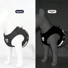 Load image into Gallery viewer, Pet Leash Undershirt Harnesses Mesh Breathable Adjustable Easy Control Reflective Undersh Medium Pet Accesrt Dog Harness Collar
