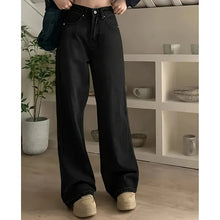 Load image into Gallery viewer, Loose High Waist Wide Jeans
