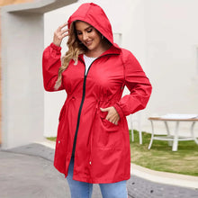 Load image into Gallery viewer, Women Trench Coat New Spring Autumn Jacket Casual Long Sleeve Hooded Mid Long Windbreaker Female Overcoat High-Quality Coats
