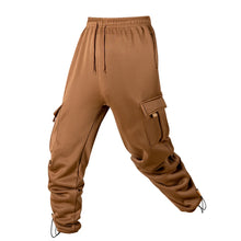 Load image into Gallery viewer, Men's Joggers Pants Loose Drawstring Long Pants Men Multi-pocket Sweatpants Casual Cargo Trousers For Men Fitness
