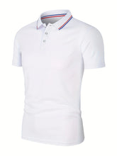 Load image into Gallery viewer, 2025 Hot Sale Men's Summer Casual Breathable Comfortable Polo Shirt Men's Solid Color High Quality Short Sleeve T-Shirt
