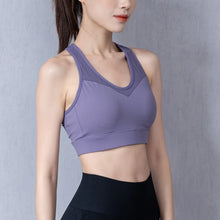 Load image into Gallery viewer, Plus Size Women's Sports Bra High Support Breathable Moisture Wicking Running Workout Fitness Athletic Underwear
