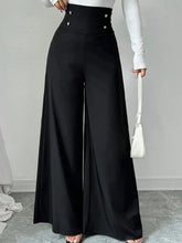 Load image into Gallery viewer, Women's Fashionable and Elegant Solid Color Wide-Leg Pants for Spring and Autumn, High-Waisted Pants
