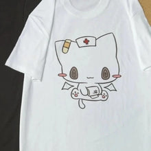 Load image into Gallery viewer, Women T Shirts Cartoon Printed Funny Couple Sweet Short Sleeve O Neck Loose Y2k Harajuku Tops Female Casual Tshirt Streetwear
