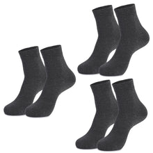 Load image into Gallery viewer, Classic Black Cotton Crew Socks
