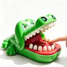 Load image into Gallery viewer, Crocodile Teeth Toys Alligator Biting Finger Dentist Classic Family Games Party Pranks Children's Lucky Game Decompression Toy
