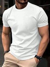 Load image into Gallery viewer, Essential Solid Cotton Casual Tee
