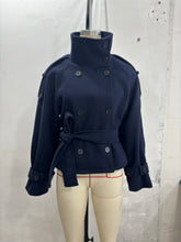 Load image into Gallery viewer, New Women's Jackets &amp; Coats Autumn 2026 Fashion Loose Belt Elegant Turtleneck Warm Winter Jackets Women's Chic Youth Street Coat
