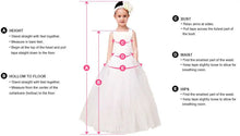 Load image into Gallery viewer, Elegant Girls Wedding Party Dress Satin Flower Girl Dress Bows Half Sleeves Formal Gala Dresses for Bridesmaid Dress Wholesale
