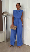 Load image into Gallery viewer, Women's Jumpsuits Solid Color Sleeveless Round Neck Casual Loose Women's Jumpsuit Summer Fashion Straight Tube Female Playsuits
