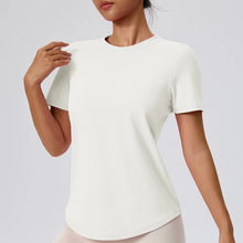 Load image into Gallery viewer, Yoga Classic T-shirt Women's Fitness Yoga Clothing Short Sleeve Round Neck Sports T-shirt
