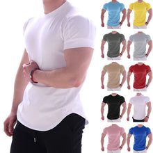 Load image into Gallery viewer, Men's Running T-Shirts Quick Dry Compression Sport T-Shirts Fitness Gym Jogging Shirts, Soccer Shirts Men's Jersey Sportswear
