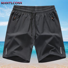 Load image into Gallery viewer, Newest Summer Shorts Men Gym Sport Running Fitness Workout Man Short Pants Breathable Quick-drying Drawstring Men's Shorts Black
