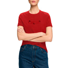 Load image into Gallery viewer, Elegant Embroidered Summer Cotton Tee
