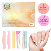 Load image into Gallery viewer, Nail Arts Tool Set With Polishing Wax Natural Nail Manicure Kit 3D Nail Tips Carving Tools For Home Salon Daily Party
