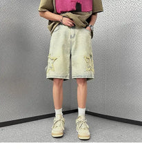 Load image into Gallery viewer, Retro High Street Denim Shorts
