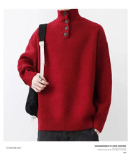 Load image into Gallery viewer, Sweater Men's Winter Turtleneck Base Layer Warm Thickened Wool Pullovers
