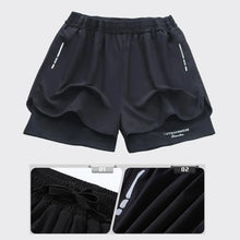 Load image into Gallery viewer, Men's Swim Trunks Quick Dry Athletic Shorts with Compression Liner for Beach Pool Running Gym
