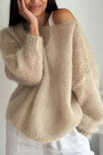 Load image into Gallery viewer, Off Shoulder Casual Knit Pullover
