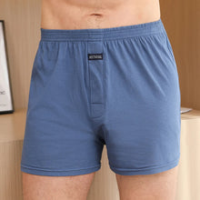 Load image into Gallery viewer, 100% Cotton Men Pajama Shorts Summer Solid Elastic Waist Short Pants Casual Breathable 3D Crotch Bottoms Sleepwear pijama hombre
