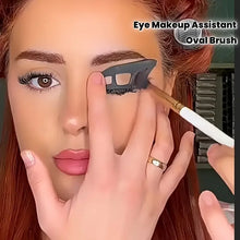 Load image into Gallery viewer, 3-Piece Eye Makeup Kit - Eyeshadow Brushes &amp; Molds, Quick Templates for Beginners, Easy Professional Look Anytime
